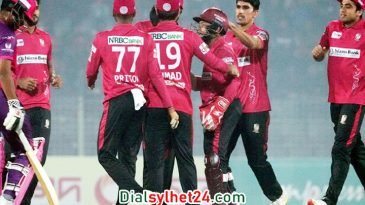 সিলেটকে টানা পঞ্চম হারের স্বাদ দিয়ে জয়ে ফিরলো বরিশাল