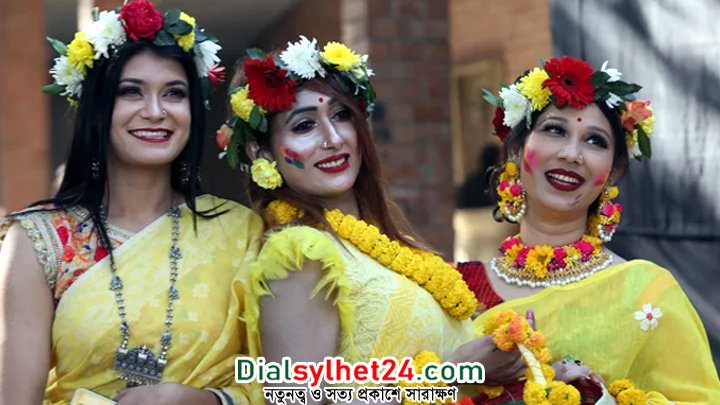 বসন্তের রঙে রঙিন ভালোবাসার দিন