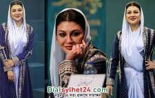 তেহরানের ঐতিহ্যবাহী পোশাকে জয়া