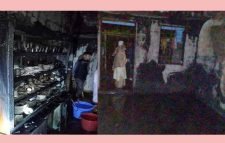 ফেসবুকে স্ট্যাটাস দেওয়ায় ছাত্রশিবির কর্মী জুনেদ আহমদের বাড়িতে আগুন
