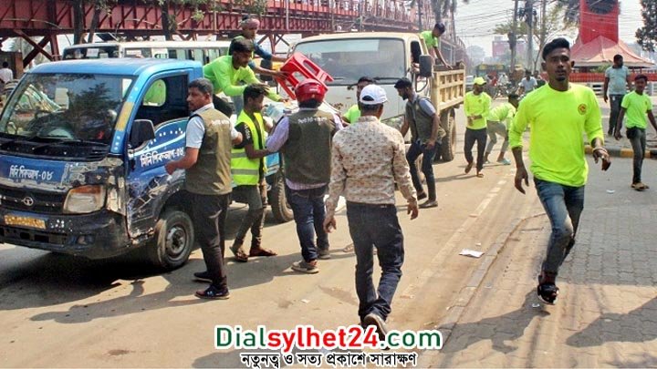 হকারদের পুনর্বাসনের পর এবার ফুটপাত দখলমুক্ত করতে অভিযানে সিসিক