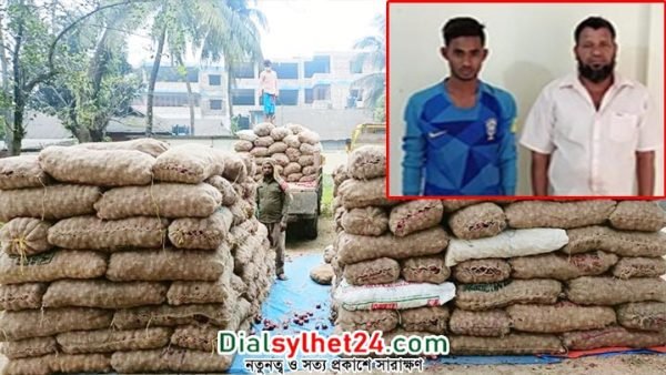 সিলেটে ৯ হাজার ৮০০ কেজি পেঁয়াজসহ আটক ২