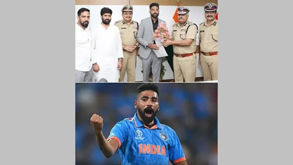 ক্রিকেট থেকে পুলিশে মোহাম্মদ সিরাজ