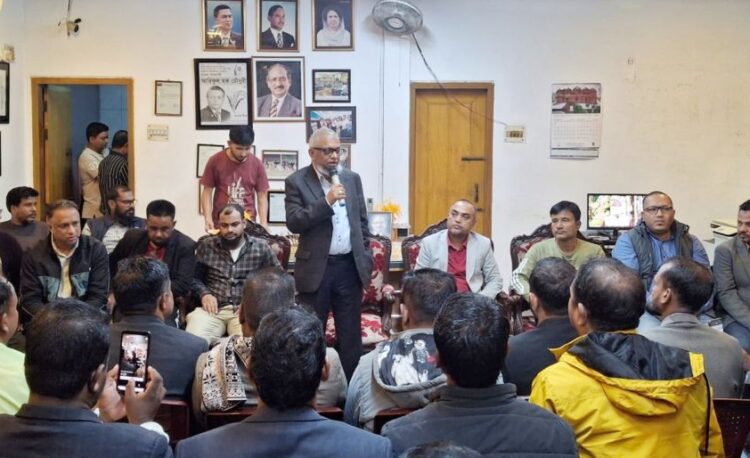 আরিফুল হকের প্রচারণা গতিশীল করতে জেলা যুবদলের কৌশলগত বৈঠক