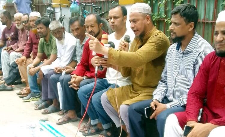 ২৫০ সদস্য বিশিষ্ট্য সিলেট জেলা হাসপাতাল চালুর দাবীতে ৩০ মিনিটের অবস্থান কর্মসূচী