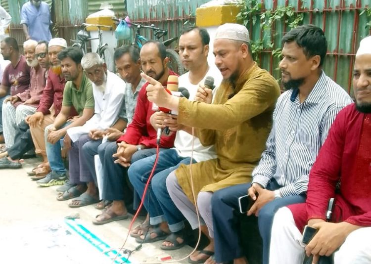 ২৫০ সদস্য বিশিষ্ট্য সিলেট জেলা হাসপাতাল চালুর দাবীতে ৩০ মিনিটের অবস্থান কর্মসূচী
