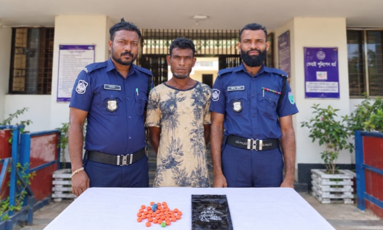 কানাইঘাটে ৩৫ পিস ইয়াবাসহ মাদক কারবারি গ্রেফতার