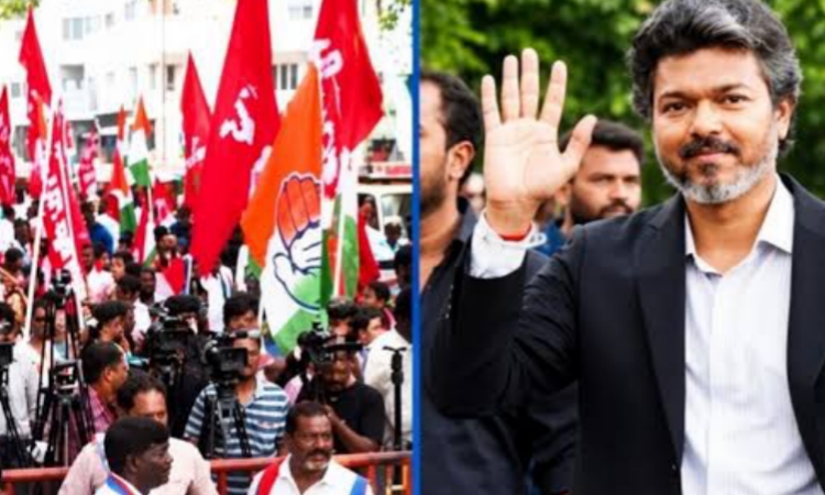 চেন্নাইয়ে সিইসির অপসারণ দাবিতে বিক্ষোভ, প্রথমবার রাজপথে বিজয়ের দল
