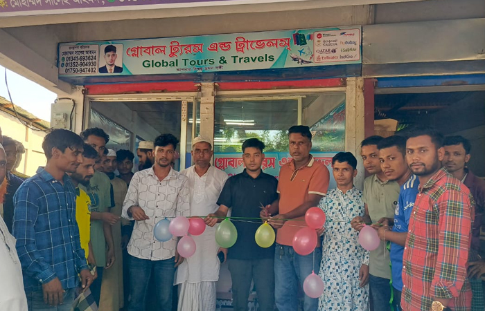 গোয়াইনঘাটে গ্লোবাল ট্যুরস এন্ড ট্রাভেলসের শুভ উদ্বোধন