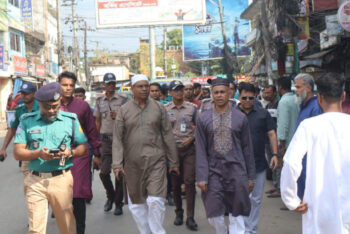 সরেজমিনে পরিদর্শন করেন সিলেট মেট্রোপলিটন পুলিশ