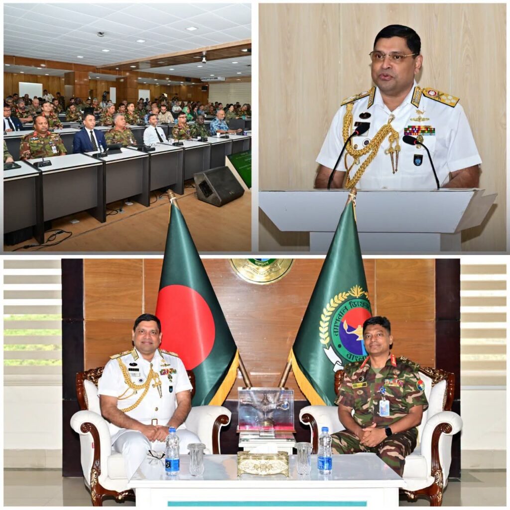 ন্যাশনাল ডিফেন্স কলেজে নৌবাহিনী প্রধানের অনুপ্রেরণামূলক বক্তব্য