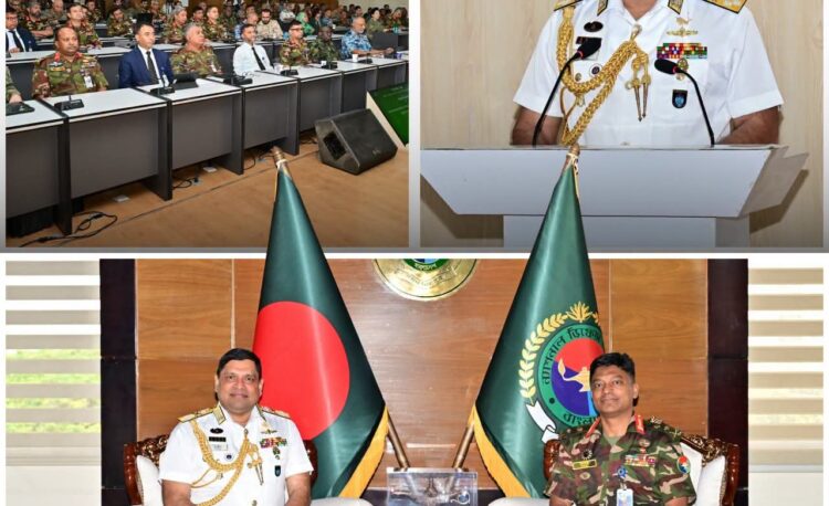 ন্যাশনাল ডিফেন্স কলেজে নৌবাহিনী প্রধানের অনুপ্রেরণামূলক বক্তব্য