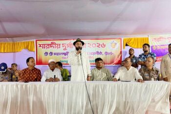বালাগঞ্জ ও দক্ষিণ সুরমায় পূজামণ্ডপ পরিদর্শন করলেন আব্দুল মালিক এমপি