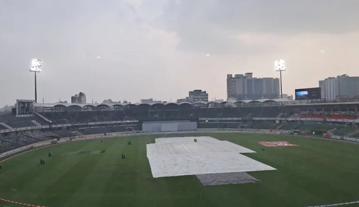 মিরপুরে বৃষ্টির বাগড়া, বন্ধ বাংলাদেশ-ওয়েস্ট ইন্ডিজ টেস্টের খেলা