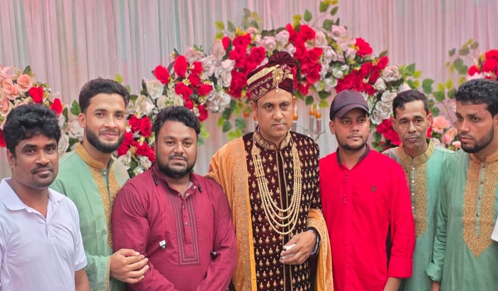 কানাইঘাটে সাবেক বিএনপি নেতার বিয়েতে বিভিন্ন দলের নেতাকর্মীদের মিলনমেলা